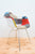 Eamesy Style Armchair Upholstered H-Base-Chrome